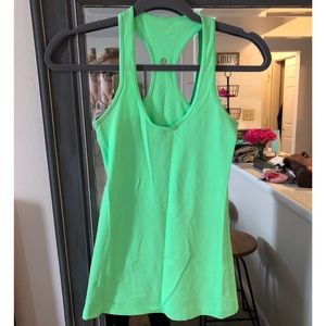 lululemon cool racerback 4 pistachio green
